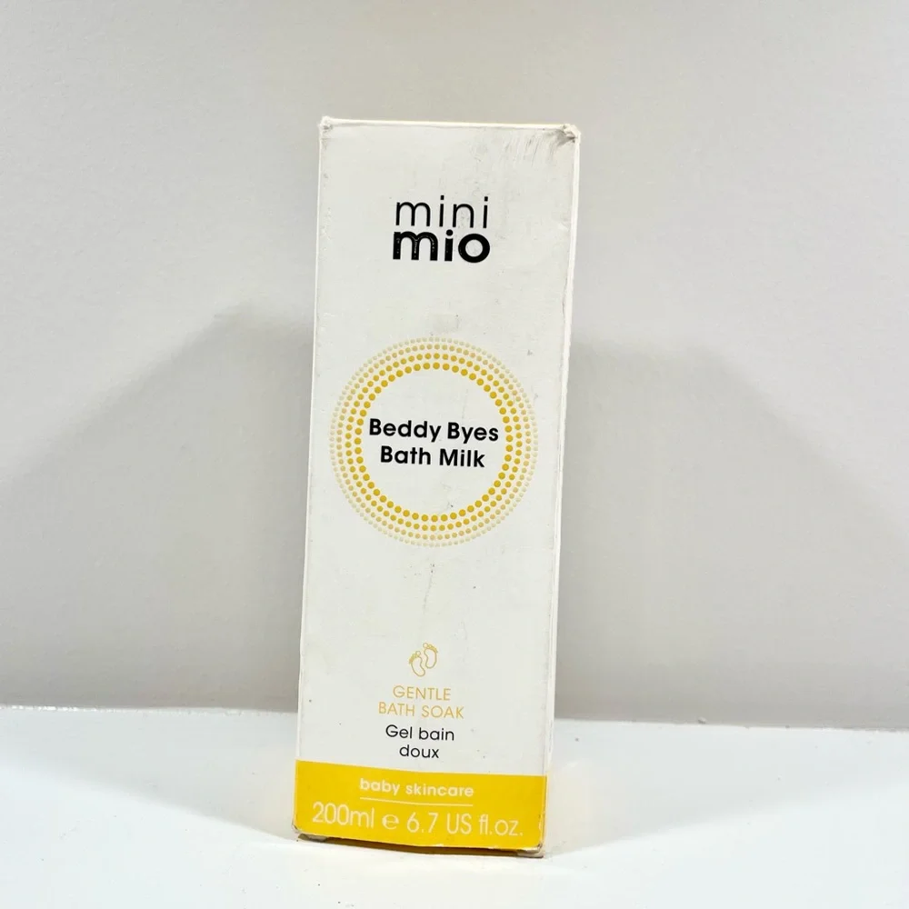 NEW Mini Mio Beddy Byes Bath Milk Size 6.7 fl oz